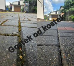 Czyszczenie kostki z odsysaniem błota, odgrzybianie...