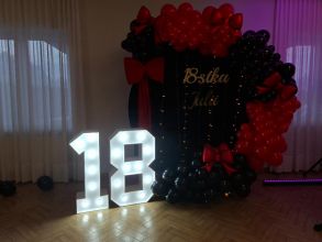 Cyfry 18 - podświetlana LED