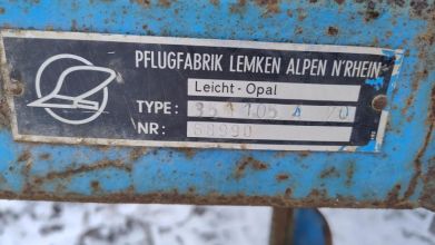 Pług 3 Skibowy Obrotowy Lemken Opal Hydraulika Kółko