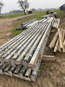 Słupy ocynkowane na wiaty