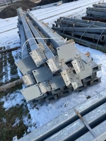 Słupy ocynkowane na wiaty