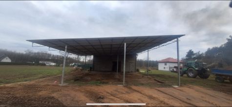 Kratownice ocynkowane na wiaty garaże hale