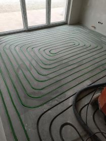 Frezowanie pod ogrzewanie podłogowe