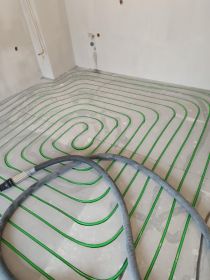 Frezowanie pod ogrzewanie podłogowe