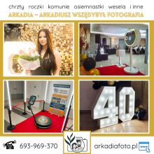 Fotograf | Fotobudka 360 | Fotolustro | Cyfry LED | Turek...