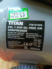 Kompresor bezolejowy 24 l