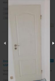 Drzwi i szafka lazienkowa