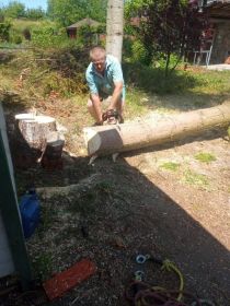 Wycinki alpinistyczne przycinanie drzew wnoszenie płytek...