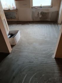 Frezowanie pod ogrzewanie podłogowe