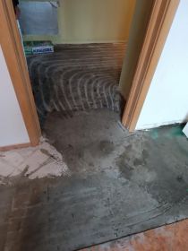 Frezowanie pod ogrzewanie podłogowe