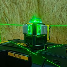 Laser DEWALT 360° trzy wiązkowy Zielony 30M