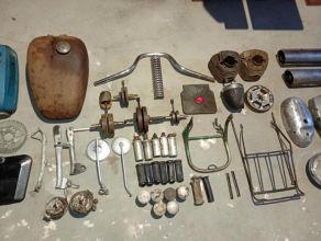 Okazja części z PRL wszystko co na zdjęciach wsk Shl...