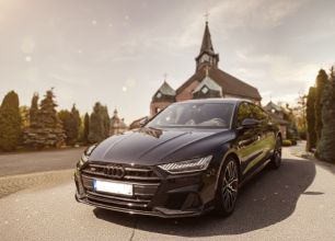 Auto na wesele, ślub - audi s7