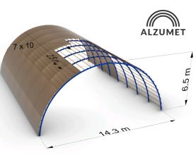 Hala łukowa 14.5 x 20m garaż wiata na słomę maszyny...