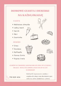 Domowe ciasta i deserki