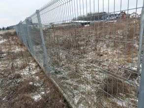 Płot panelowy ocynk 200x250 do rozbiórki