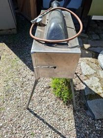 Grill gazowy z blachy nierdzewnej