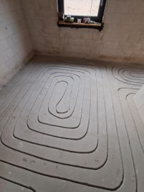 Frezowanie w betonie pod ogrzewanie podłogowe