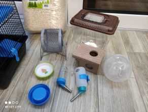 Klatka dla chomika + akcesoria