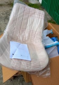 Dwa krzesła welurowe