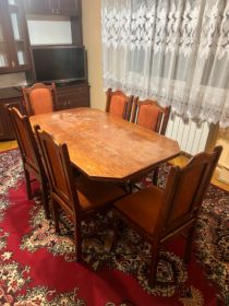 Stół rozkładany mahoń