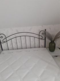 Łóżko metalowe 140x200, materac