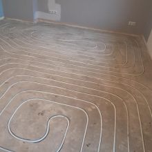 Frezowanie w betonie pod ogrzewanie podłogowe