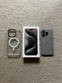 Iphone 15 Pro 256GB Natural Titanium Szary