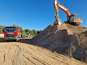 Żwirownia ZAWMARK, żwir, piasek