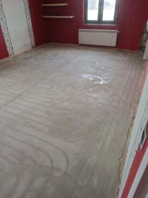 Frezowanie pod ogrzewanie podłogowe