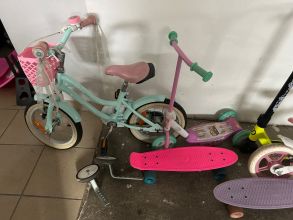 Nartosanki hulajnogi rowerki deskorolki kuchnia dziecięca