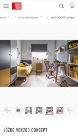 Łóżko vox concept 90x200