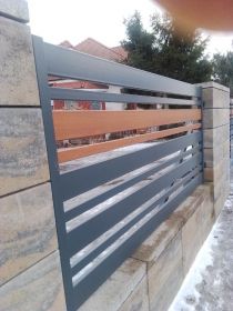 Ogrodzenia metalowe aluminiowe panelowe