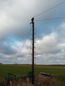 Wyciąg linowy do obornika