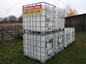 Zbiorniki 1000 Litrów, Beczki Mauzer, RSM, ON