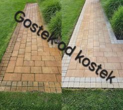 Mycie kostki z odsysaniem błota, odgrzybianie elewacji...