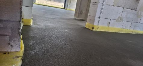 Posadzki maszynowe miksoretem wylewki styrobeton