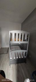 Łóżko piętrowe szare 160x80 super stan!