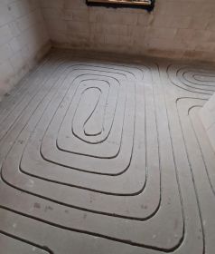 Frezowanie w betonie pod ogrzewanie podłogowe