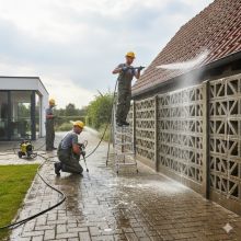 Mycie kostki brukowej