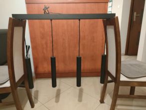 Lampa loft 4 punkty.