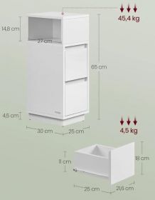 Stoliki nocne wąskie 2szt