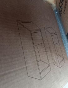 Stoliki nocne wąskie 2szt