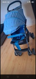 Wózek spacerowy niebieski